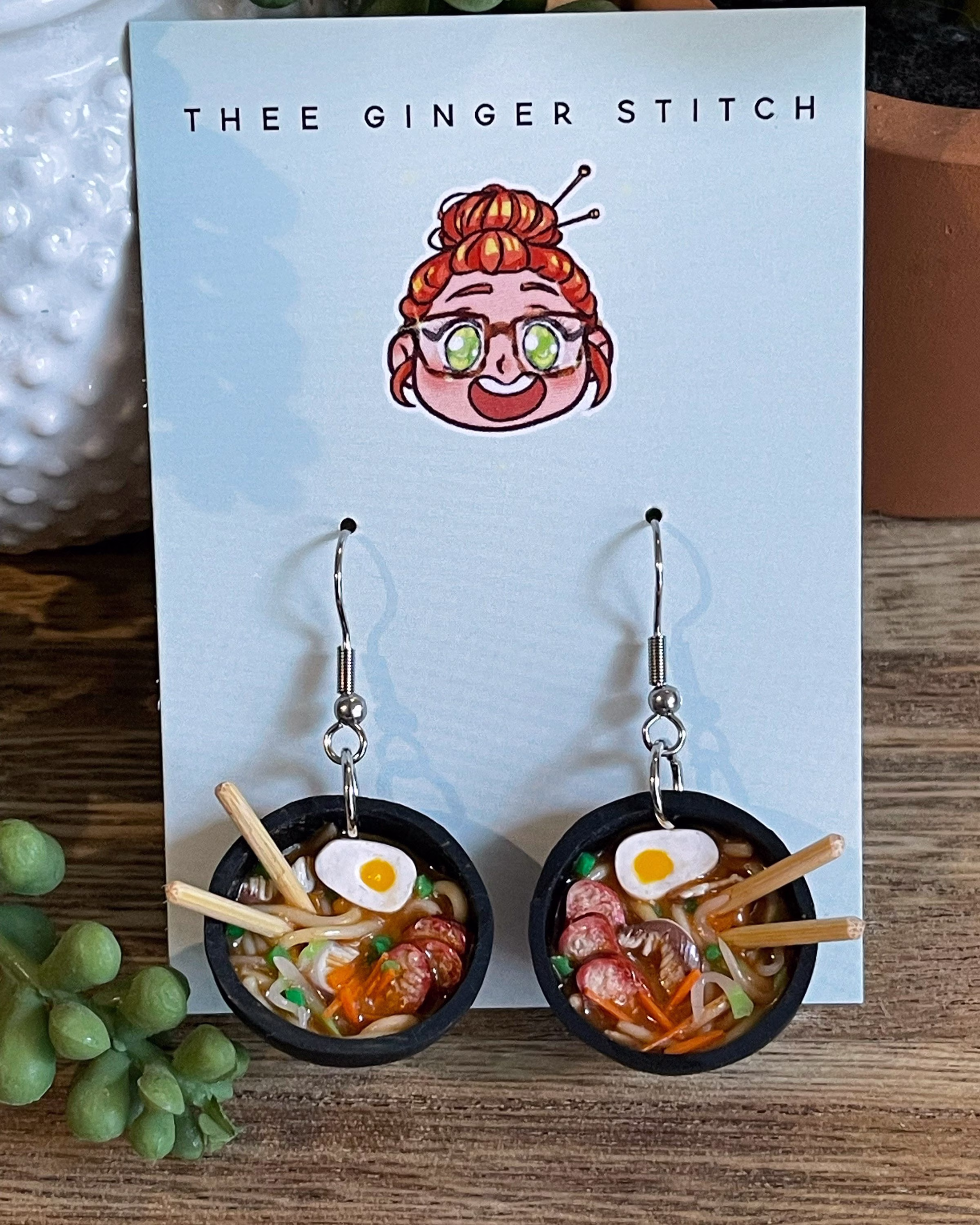 Ramen Dangle Earrings