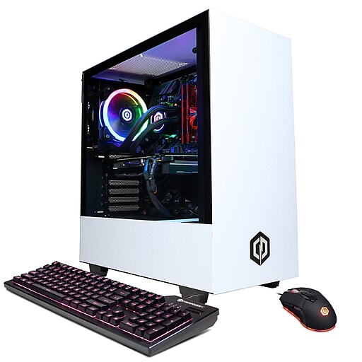 CyberPowerPC Gamer Supreme SLC10960 Liquid Cool Gaming Desktop Computer, AMD Ryzen 9, 32GB Memory, 1TB SSD & 2TB HDD