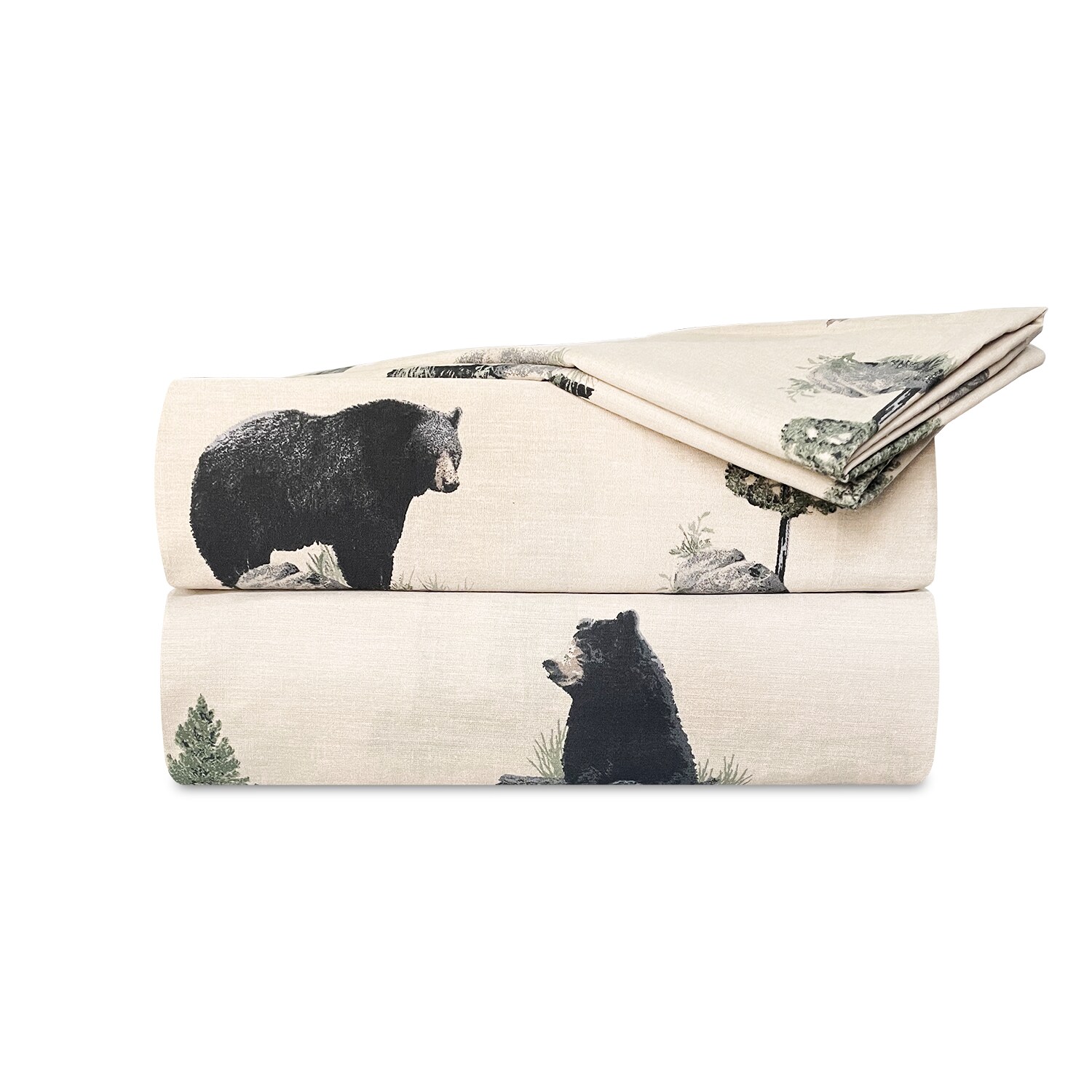Blue Ridge Trading Blue Ridge Trading The Bears Full Cotton Blend 11-Piece Bed Polyester in Green | 07175600013BRT