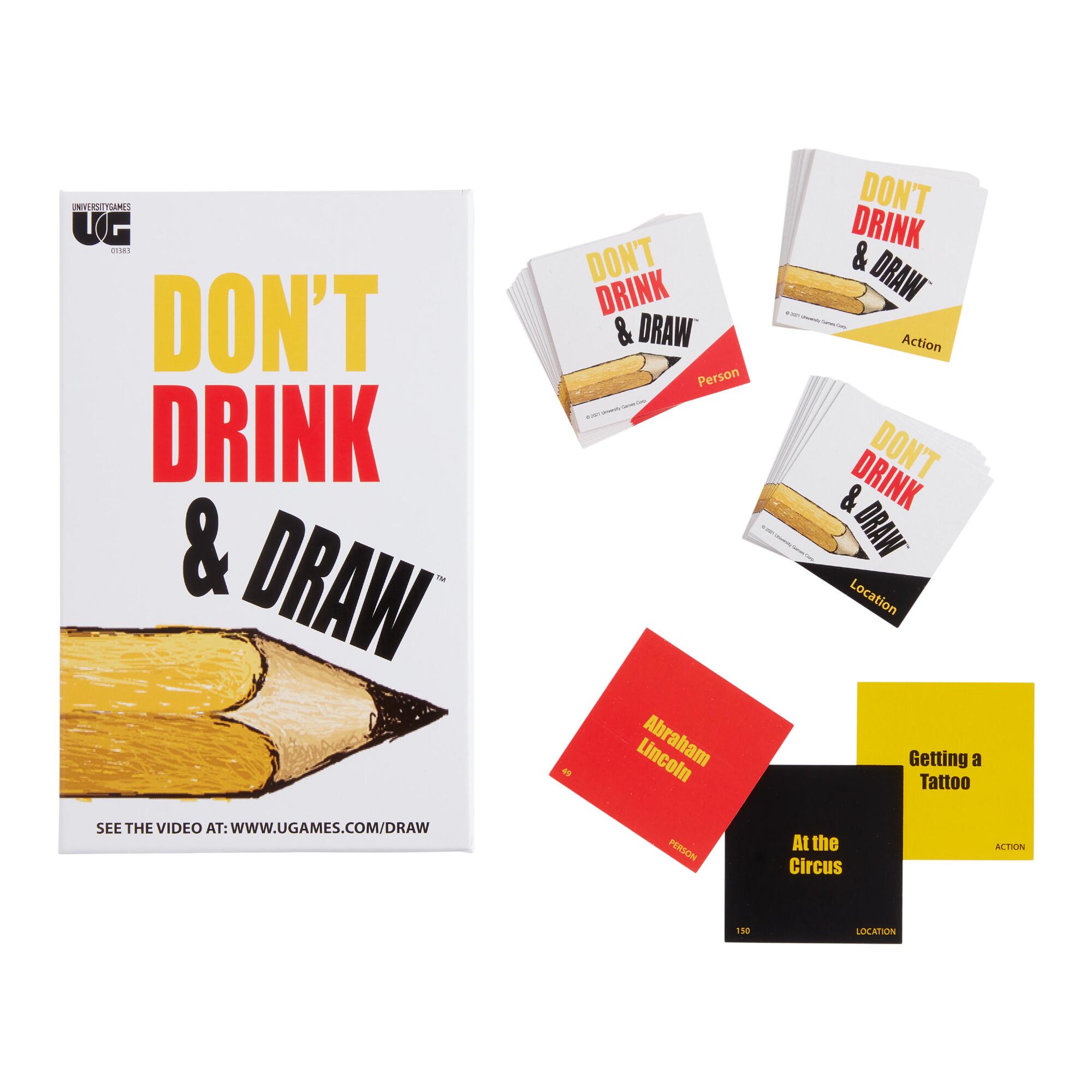 Don't Drink and Draw Game: Multi - Paper by World Market
