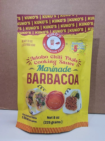 Barbacoa Adobo Marinade Concentrate Chili Paste Cooking Sauce 8Oz Marinate Upto 5 Pounds Of Meat, Tacos, Beef Bowls Burritos Vegan