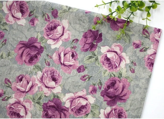 Linen 1/2Y Japanese Cotton Blended Fabric Cosmo Kp9059/ Medium Weight High Quality Linen Half Yard 18"x44"