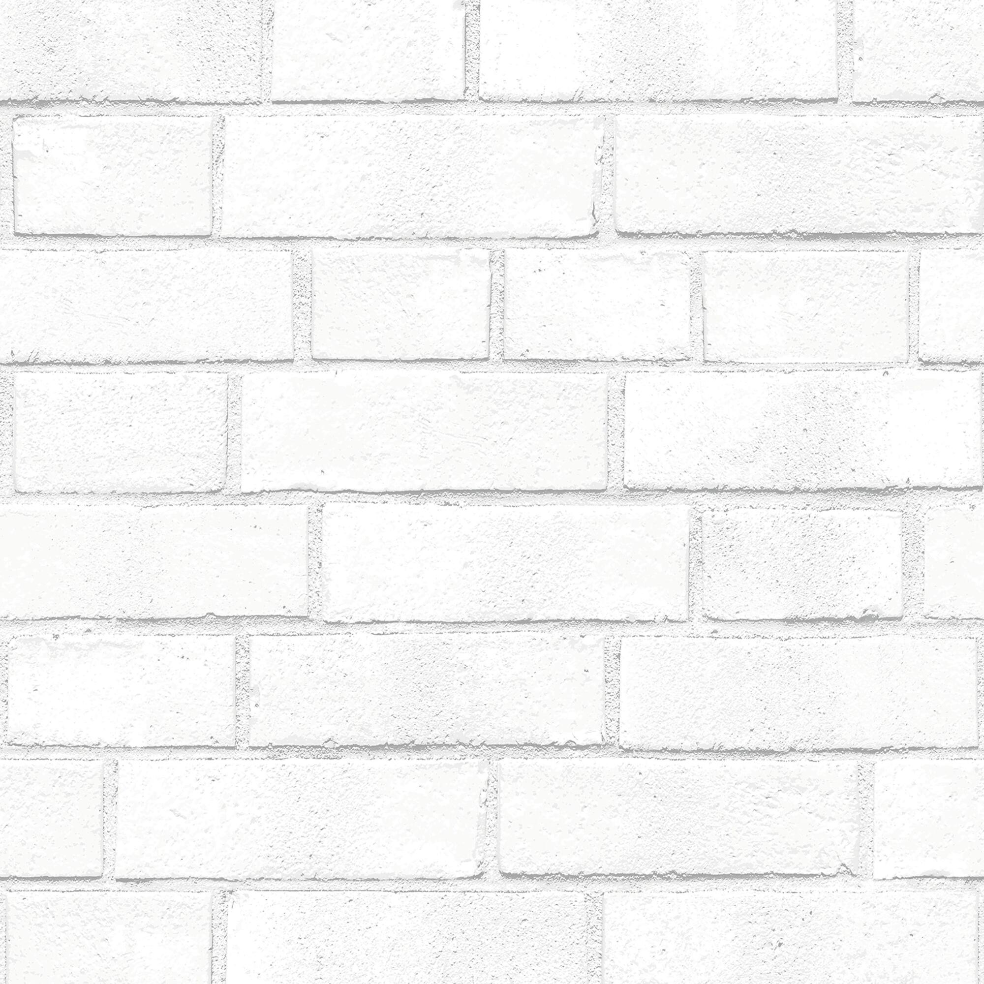 Whitewash Brick Peel and Stick Wallpaper by World Market