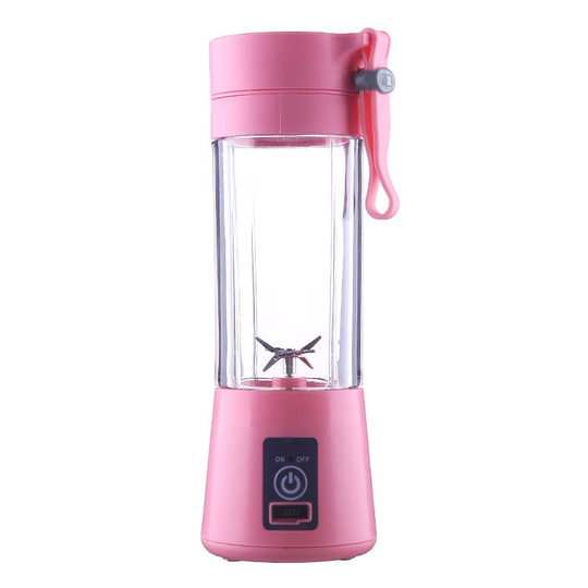 13-Ounce USB-Rechargeable Fruit Blender - Pink