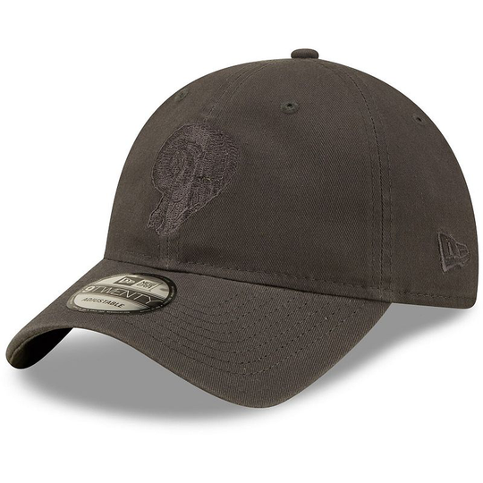 Men's New Era Graphite Los Angeles Rams Core Classic 2.0 Tonal 9TWENTY Adjustable Hat, Dark Grey