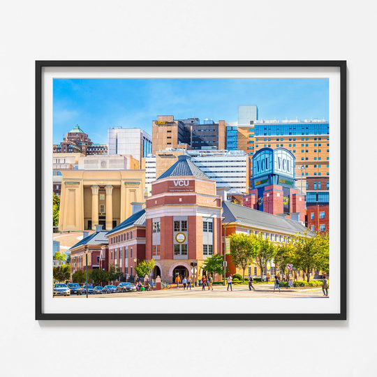 Virginia Commonwealth, Richmond Virginia, College Print, Rams, Art, Photo