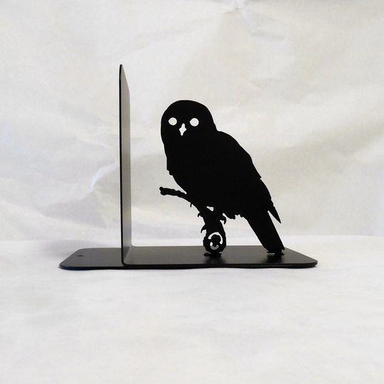 Owl, Metal Art Bookend, Movies, Books, Organizer, Art, Shelf Decor, Owl Decor