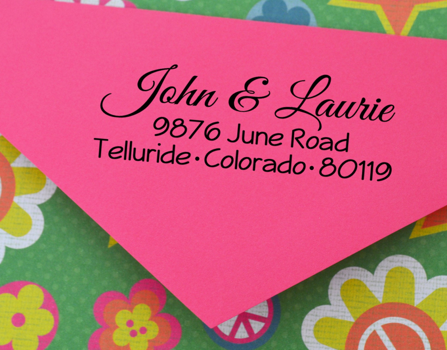Custom Address Stamp - Housewarming Gift Wedding Self Inking