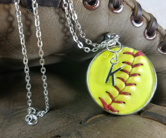Softball Necklace, Jewelry, Personalized Team Gifts, Jewelry