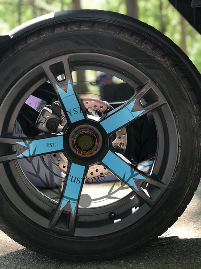 Can-Am Ryker 600/900 Pointed Wheel Accent Decals