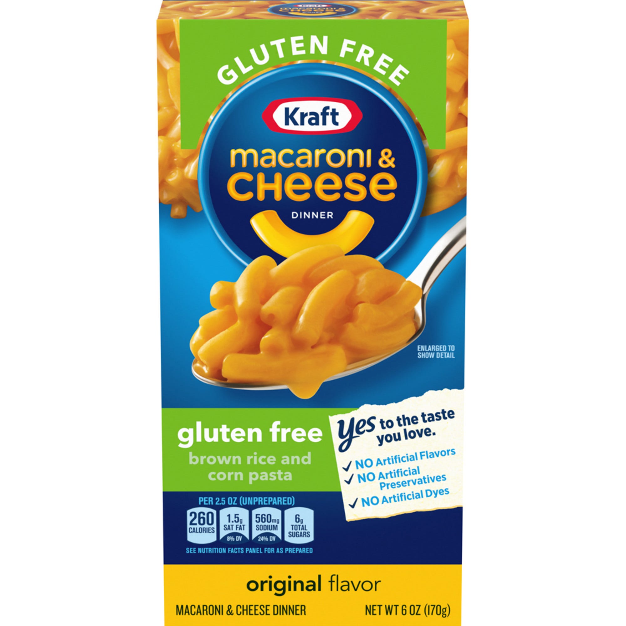 Kraft Macaroni & Cheese, Gluten Free - 6 oz