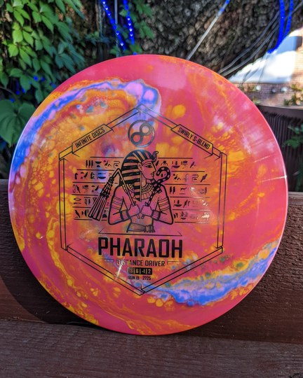 Infinite Discs Pharaoh - S-Blend 173-175G Custom Dyed Stable Distance Driver Disc Golf