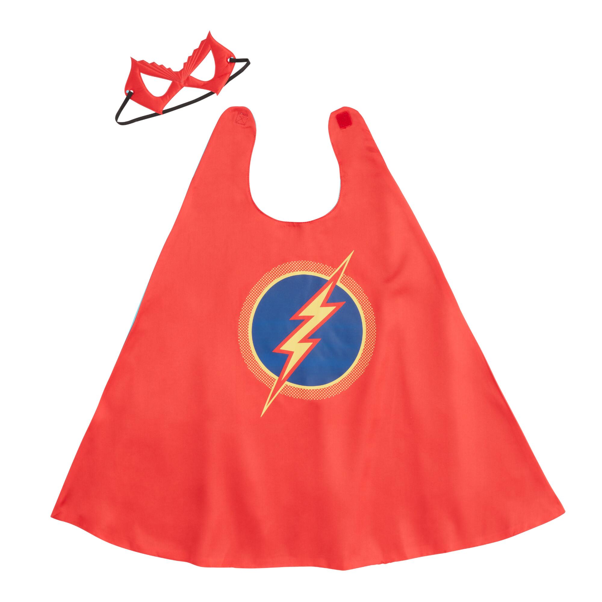 Little Adventures Kids Reversible Superhero Dress Up Costume: Silver - Polyester by World Market