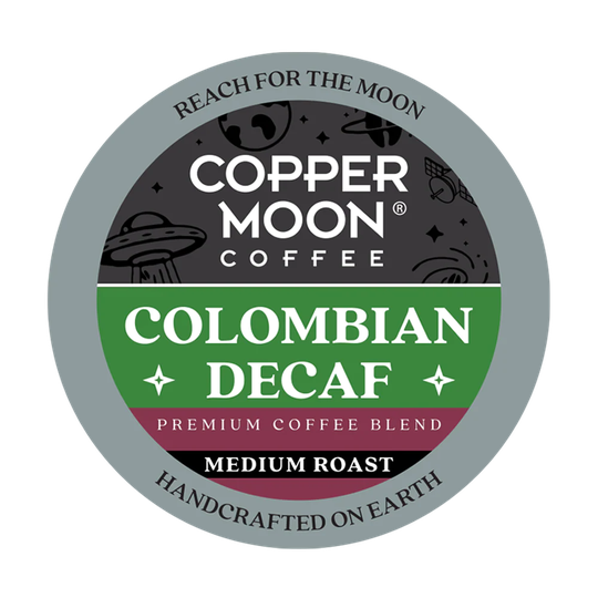 Copper Moon Coffee Copper Moon Single Serve Coffee Pods for Keurig K-Cup Brewers, Colombian Decaf Blend, 72 Count | 292160