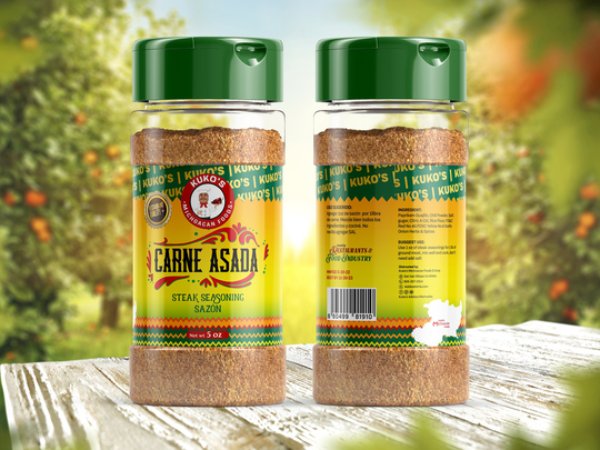 steak Carne Asada Spice Seasoning Blend Mix 5Oz Restaurant Quality, Best Tasting Used By Restaurants & Meat Markets in Bulk