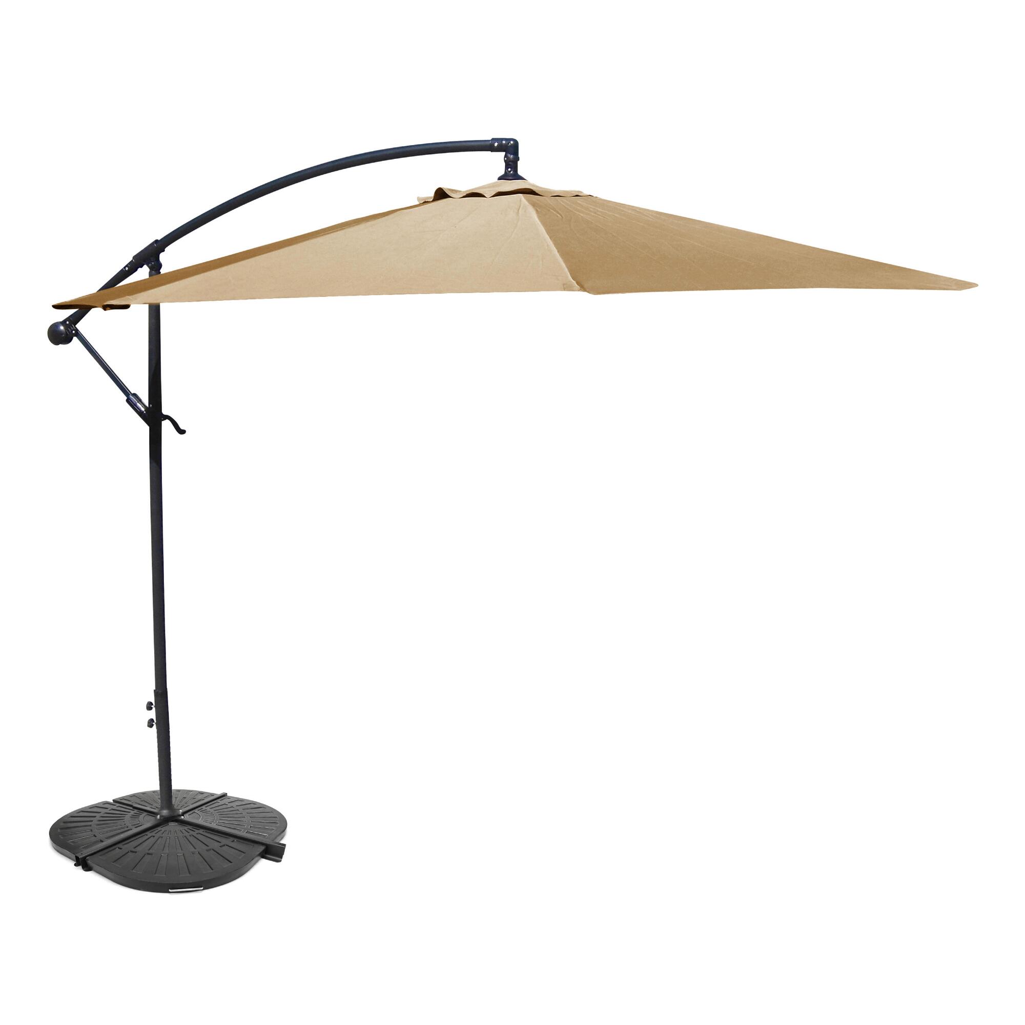 Khaki Cantilever Patio Umbrella Collection by World Market