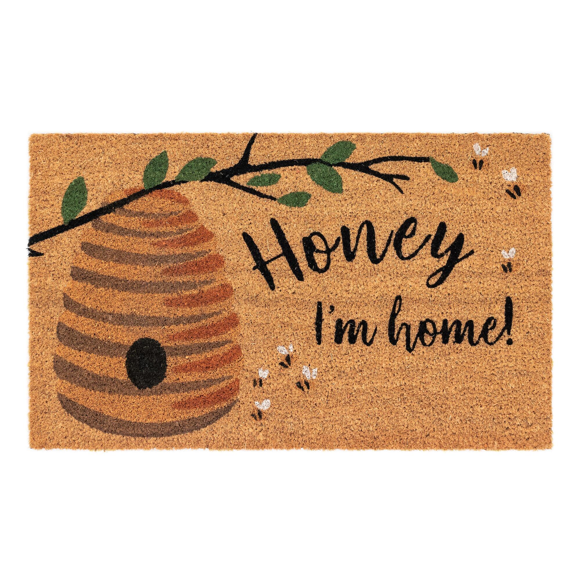 Honey Beehive Coir Doormat by World Market