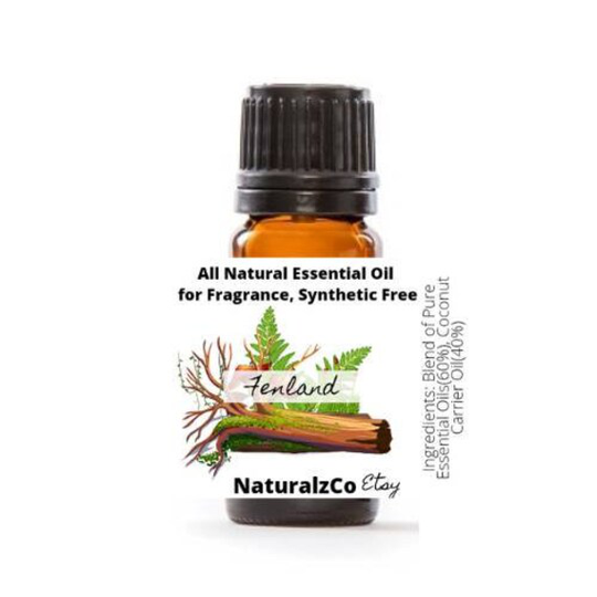 Woody Earthy Fendland | Aroma For Scent Fragrance Oil Essential All Natural Blend 10 Ml