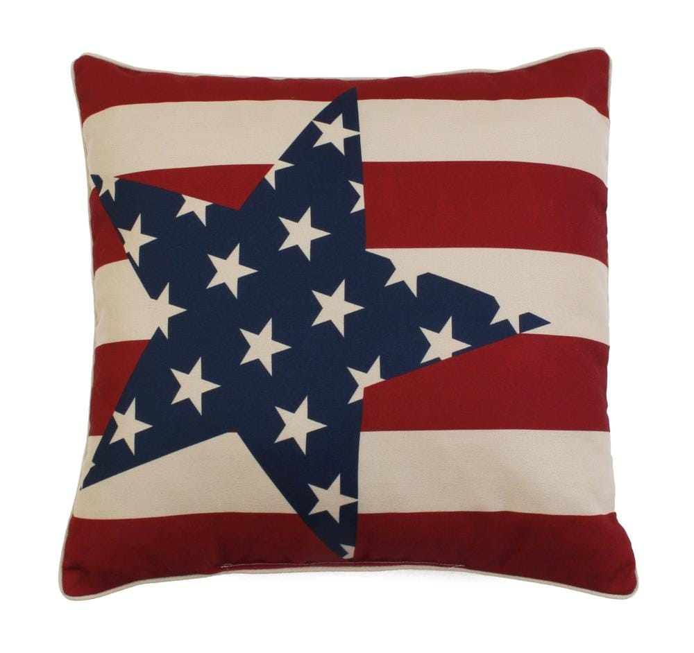 Decor Therapy Thro by Marlo Lorenz 20-in x 20-in Multi Woven Polyester Blend Indoor Decorative Pillow | TH014064001E