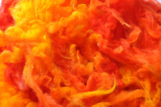 Hand Dyed Lambs Wool - Spinning, Blending, Art Batts, Felting, Dreads, Yarn, Weaving, Mixed Media, Textile