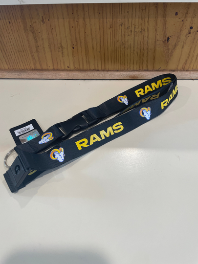 Black Los Angeles Rams Lanyard