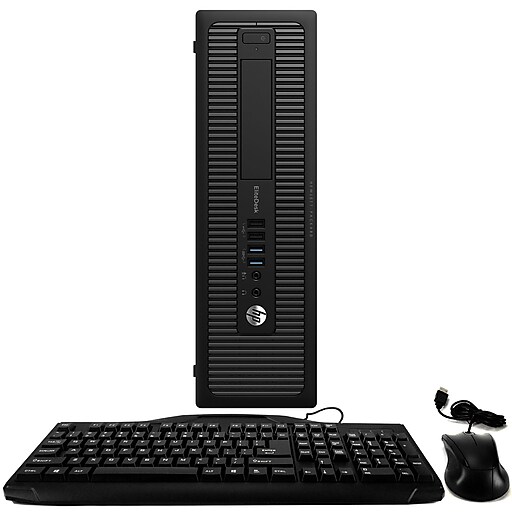 HP 800G1 Refurbished Desktop Computer, Intel Core i5, 16GB RAM, 240GB SSD, Windows 10 Pro