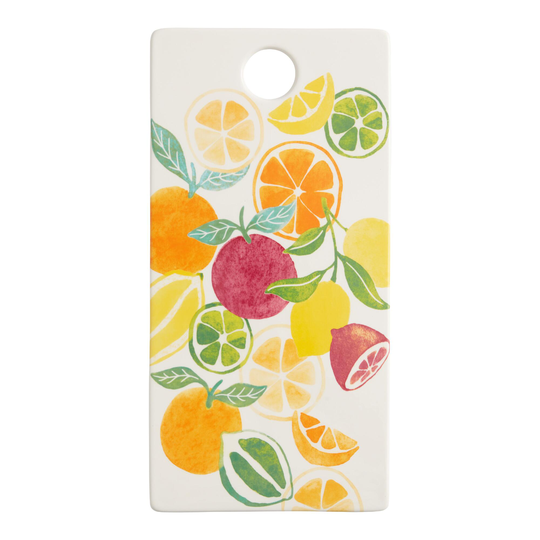 Citrus Fruit Ceramic Serving Board: Multi by World Market