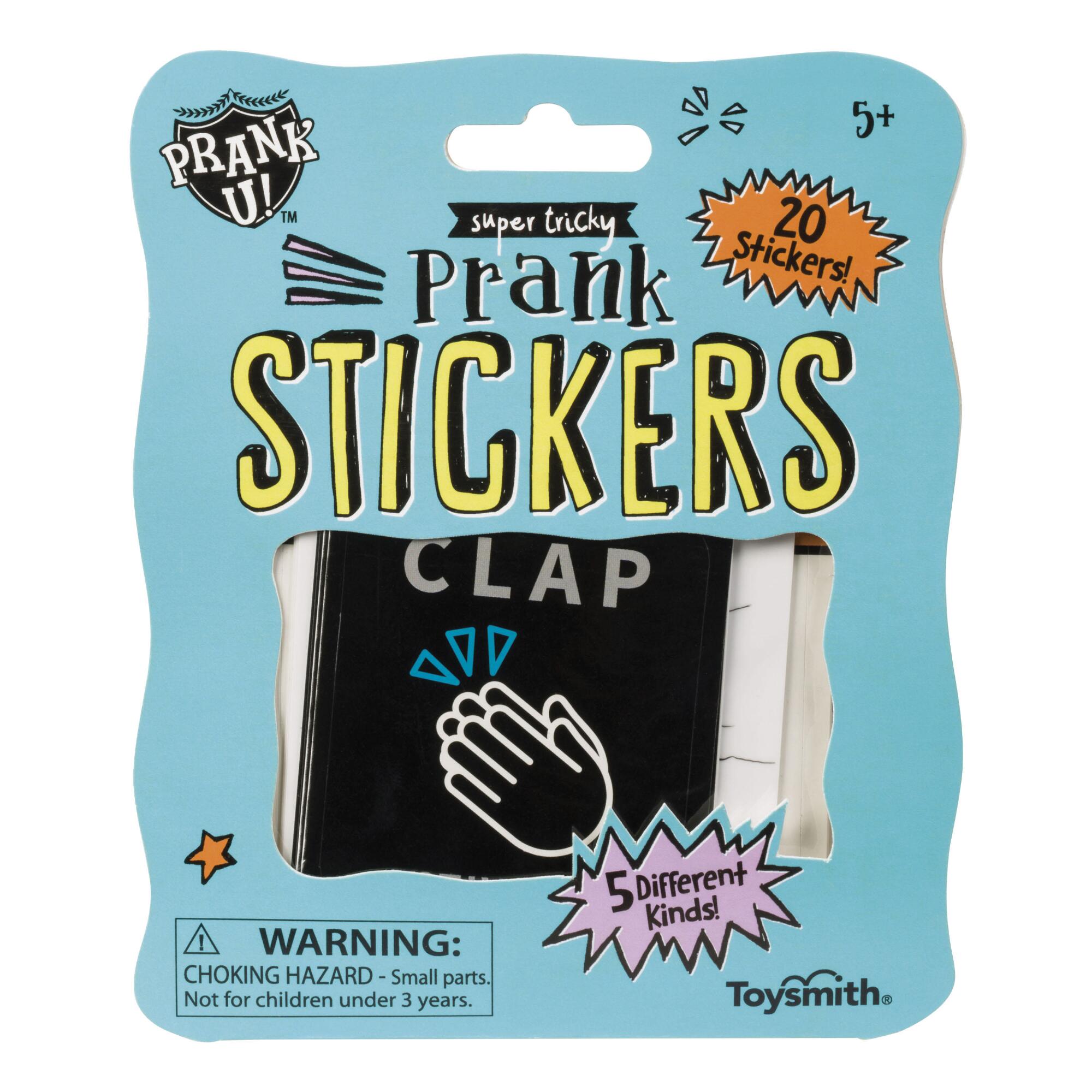 20 Pack Toysmith Prank Stickers Set of 2 by World Market