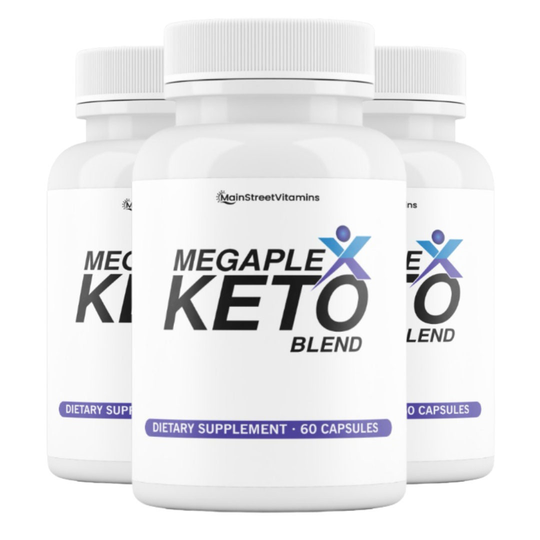 Megaplex Keto Blend - 3 Bottles, 180 Capsules