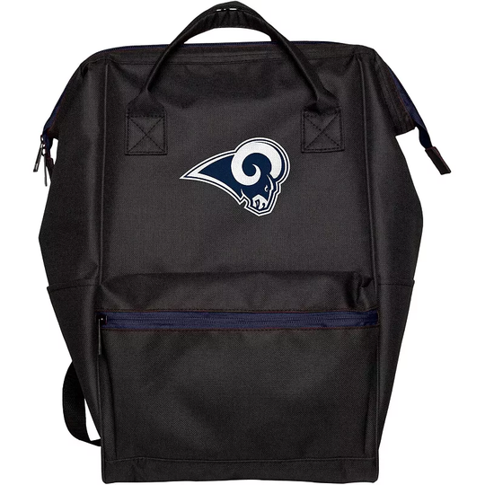 Los Angeles Rams Black Collection Color Pop Backpack, Multicolor