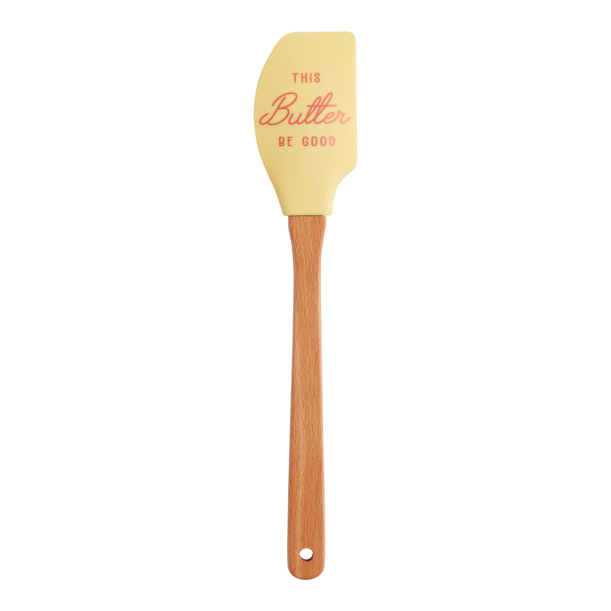 This Butter Be Good Silicone and Wood Spatula: Multi by World Market