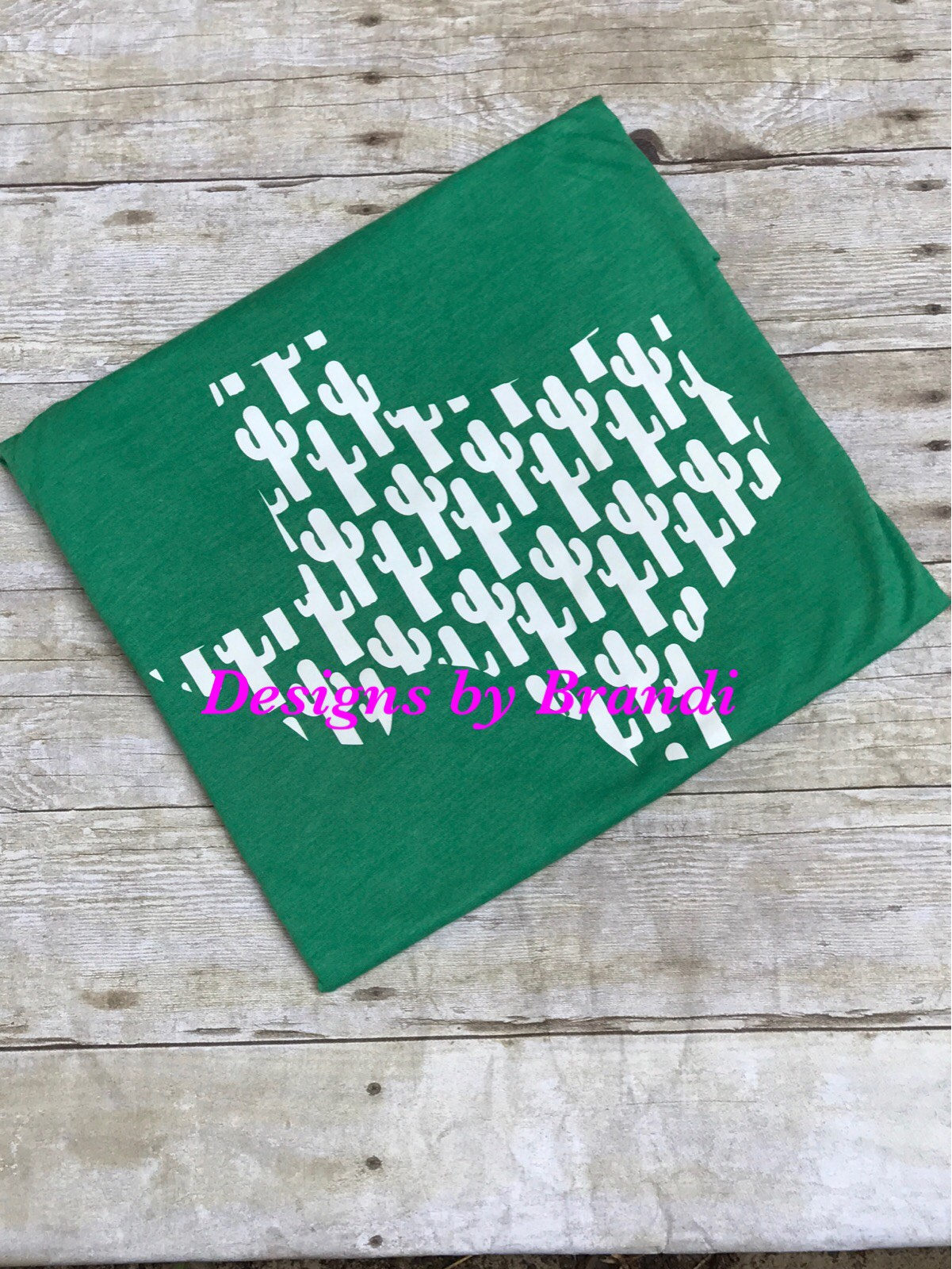 Texas Cactus Tri Blend Shirt // Ladies Cactus