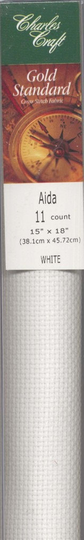 Aida Cloth 14Ct White 15In X 18In