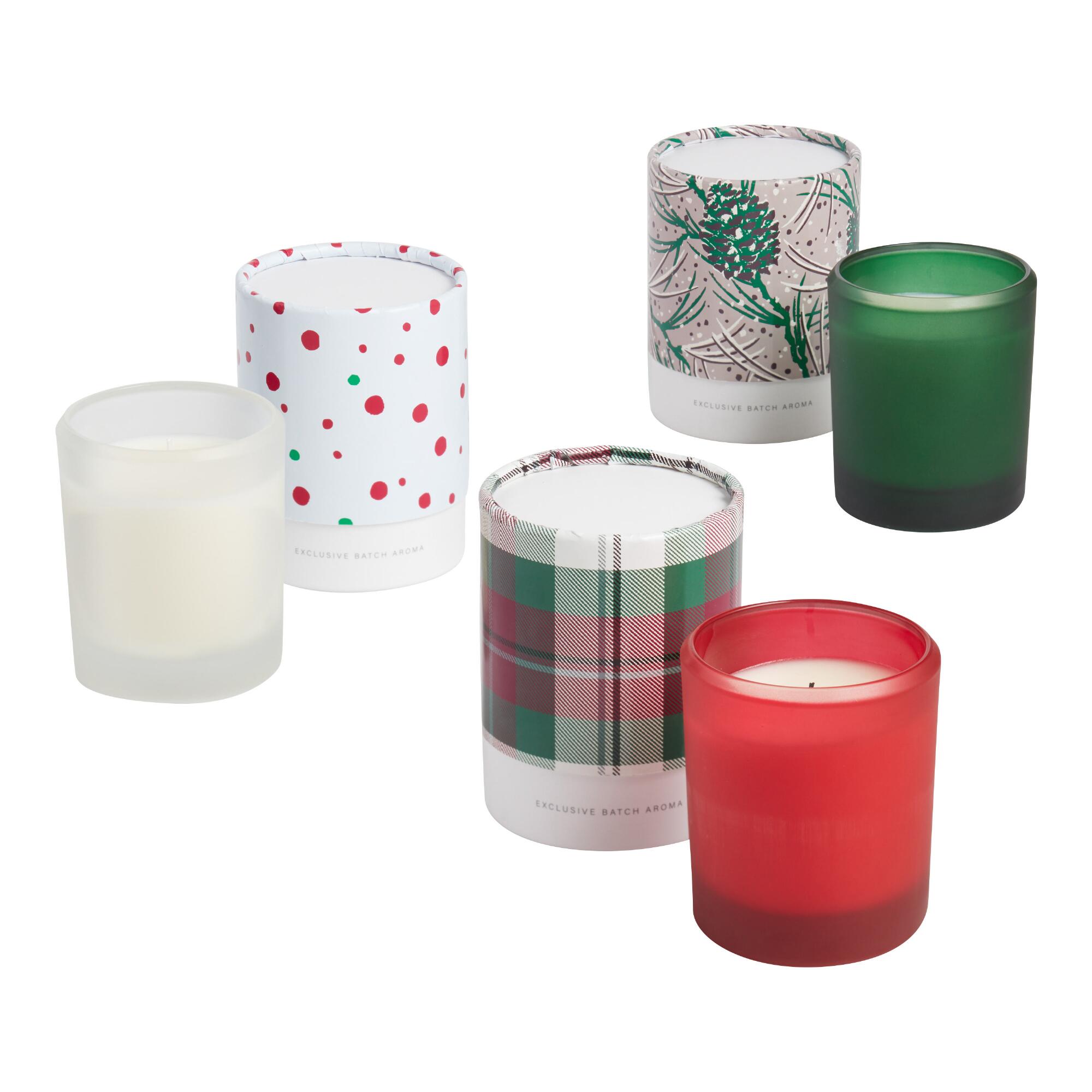 Pier Place Soy Wax Boxed Holiday Scented Candle: Green - Glass by World Market