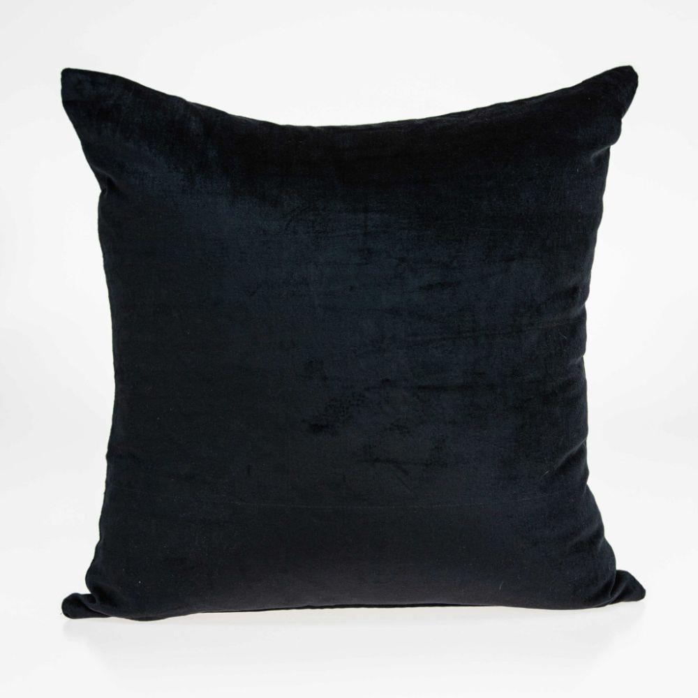 HomeRoots Jordan Black Standard Cotton Viscose Blend Pillow Case | 334001