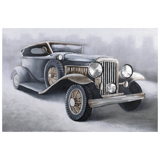 Empire Art Direct Hand Painted Wall Art 60-in W x 40-in H Metal Travel Wall Sculpture | RAM-MH312-4060