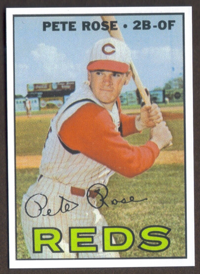 Pete Rose Novelty Rp Card #430 Reds 1967 T Free Shipping