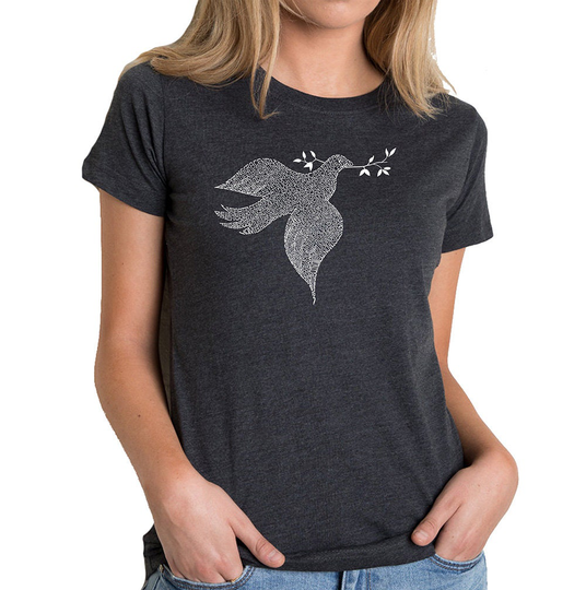 Women's Premium Blend Word Art T-Shirt - Dove