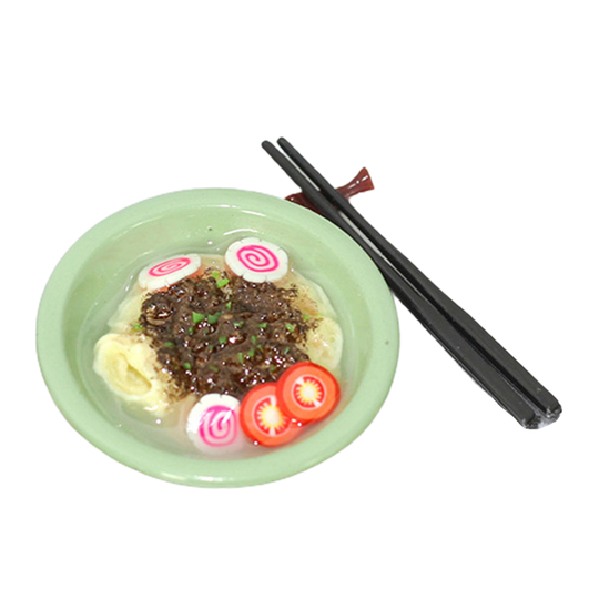 Dollhouse Food Scene Mini Japanese Tonkotsu Ramen Set Model Toy DIY Crafts Gift - b