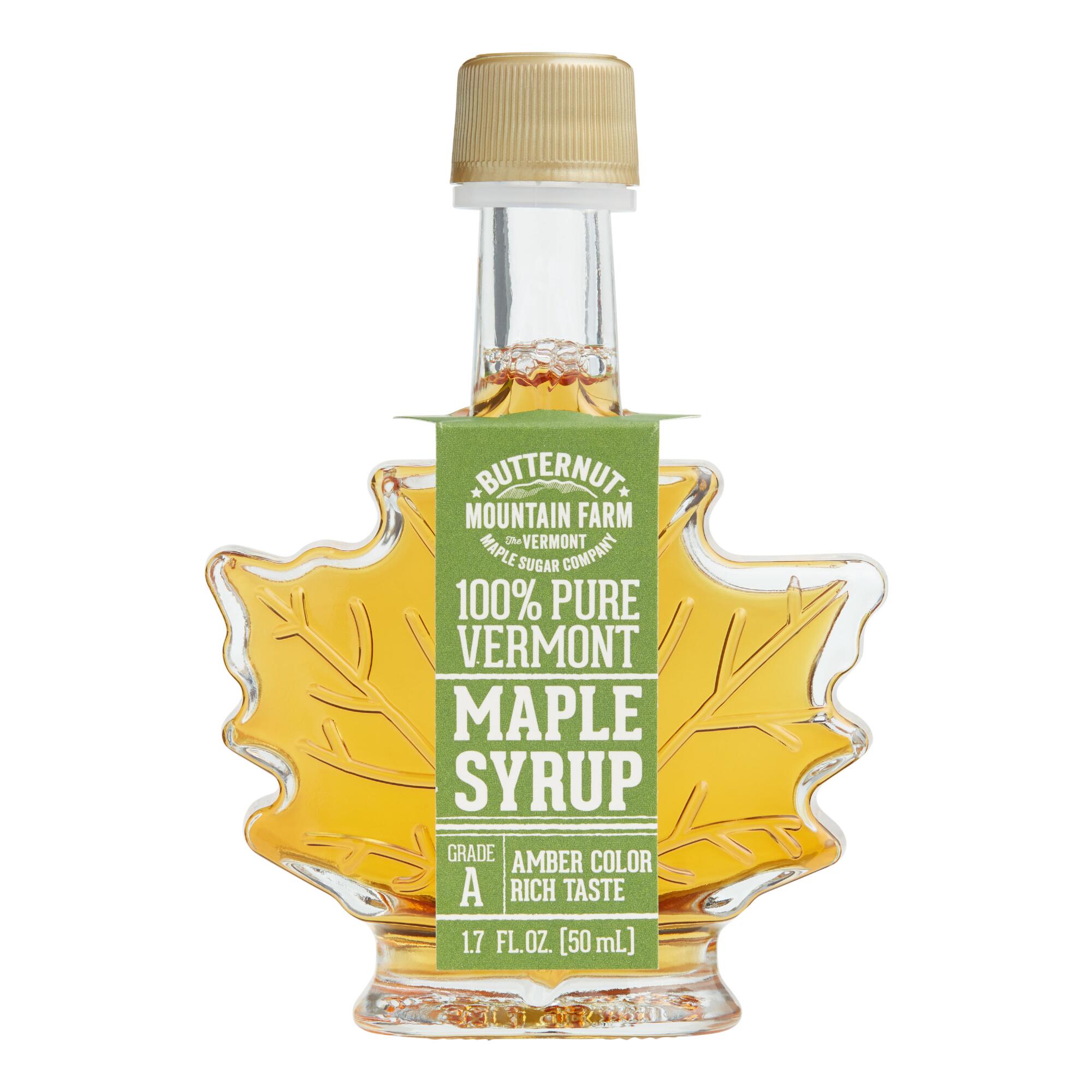 Mini Butternut Mountain Farm Maple Leaf Syrup Set Of 6 by World Market