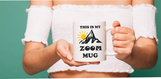 Zoom Coffee Mug Work From Home Meeting Office Gift Quarantine Isolation Gifts Social Media Props