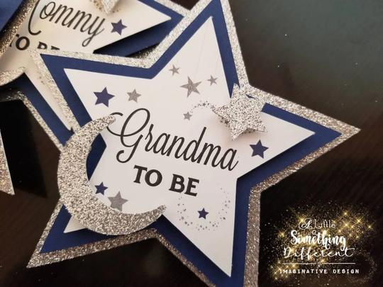 Twinkle Little Star Baby Shower Corsage Gender Neutral/Mommy Sister Grandmother Aunt Godmother Daddy Button Pin