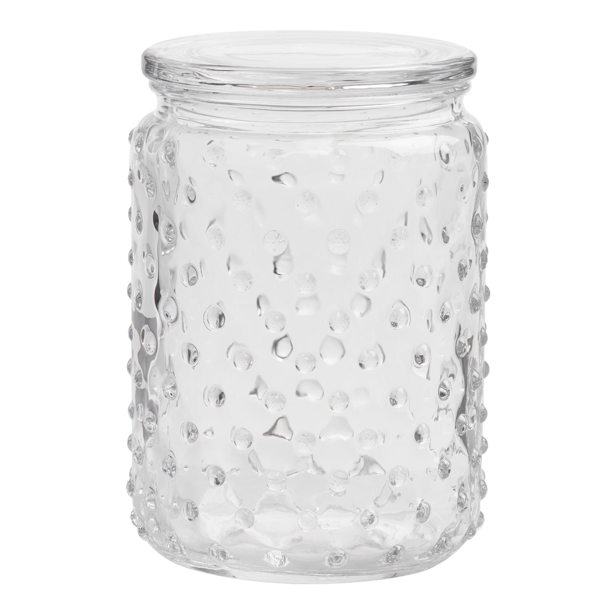 Medium Hobnail Glass Canister by World Market