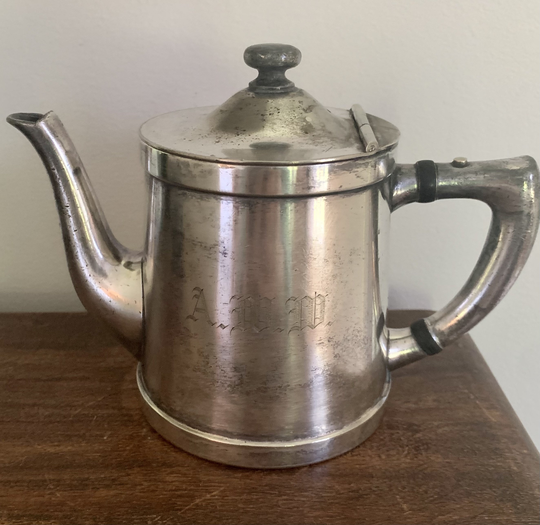 Vintage Queen Anne Style Silver Plate Tea For Two