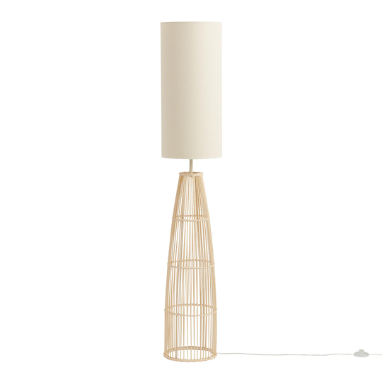 Natural Bamboo Finn Floor Lamp by World Market