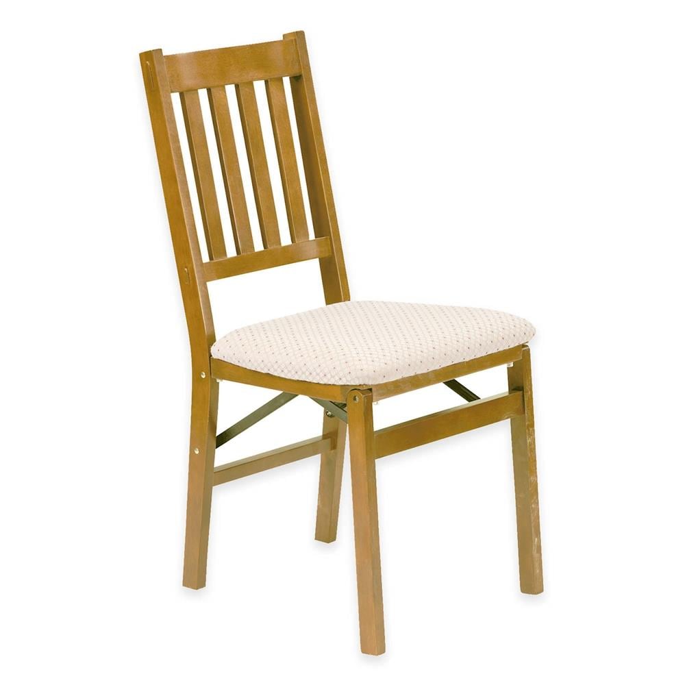 Stakmore Set of 2 Mission/Shaker Polyester/Polyester Blend Upholstered Dining Side Chair (Wood Frame) in Brown | 4540.6H912