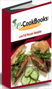 Low Fat Recipe Sampler - Apple Pie, Baked Chicken Breast with Fresh Basil, Baked Macaroni, Cheese & Spinach, Baked Potato with Spicy Chicken Topping,