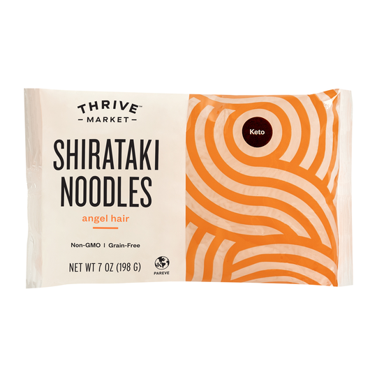 2-Pack Thrive Market Shirataki Noodles, Angel Hair 7 oz bag
