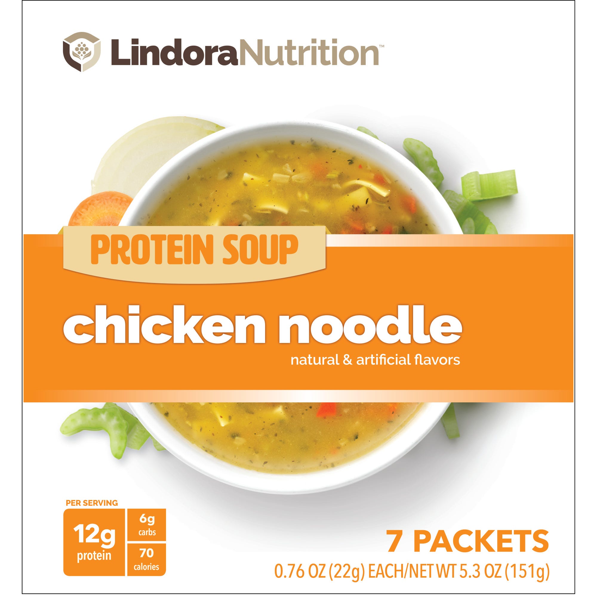 Lindora Clinic Chicken Noodle Soup - 7 ct