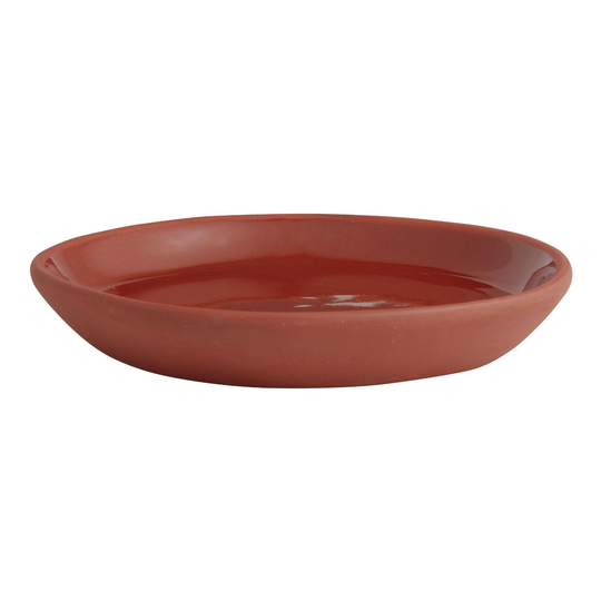 True Terracotta Appetizer Plate: Orange by World Market